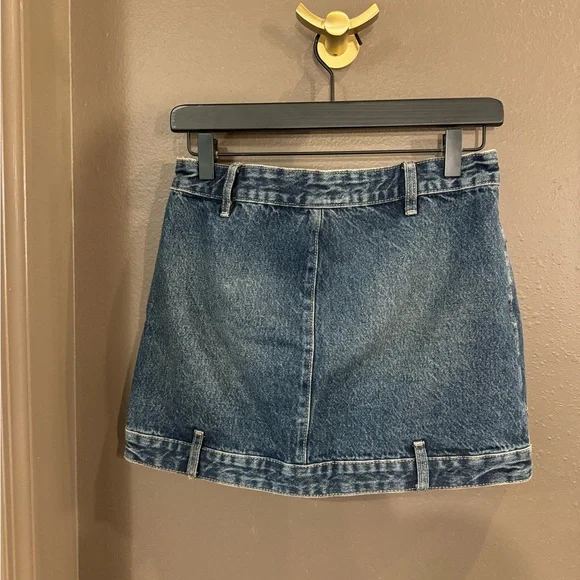 Zara denim mini skirt - Picture 3 of 4